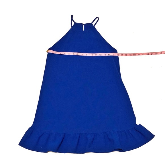 Amanda Uprichard | Cobalt Blue Ruffle Dress | XS - Picture 3 of 8